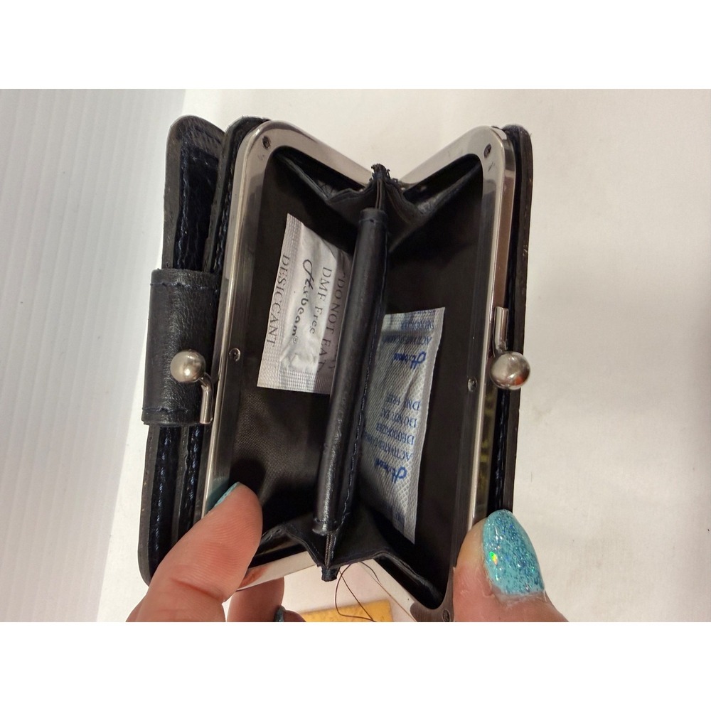 NEW! PATRICIA NASH Iberia PERUVIAN PAINTING   Leather‎ Wallet NWT! RFID - Picture 5 of 9
